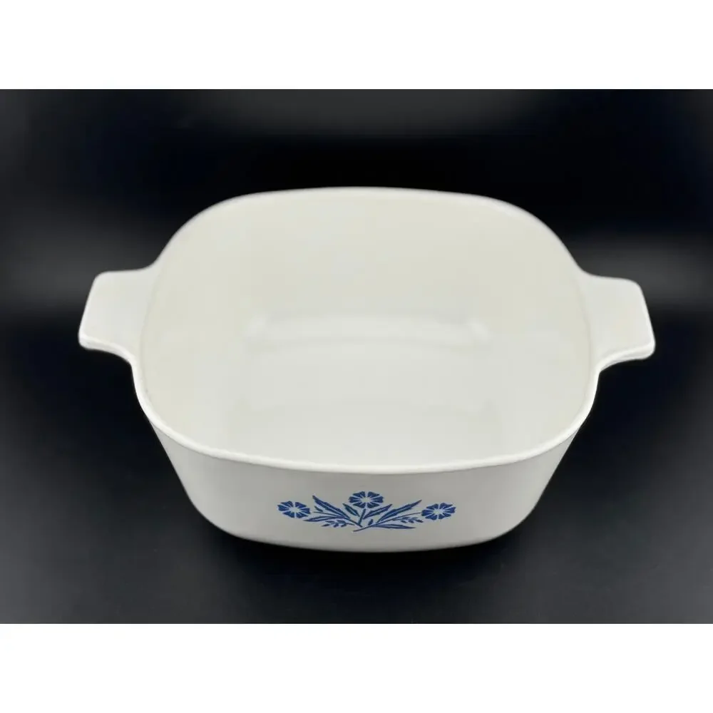 Cornflower Blue by Corning P-1 1/2-B 1.5 Quart Square Casserole No Lid